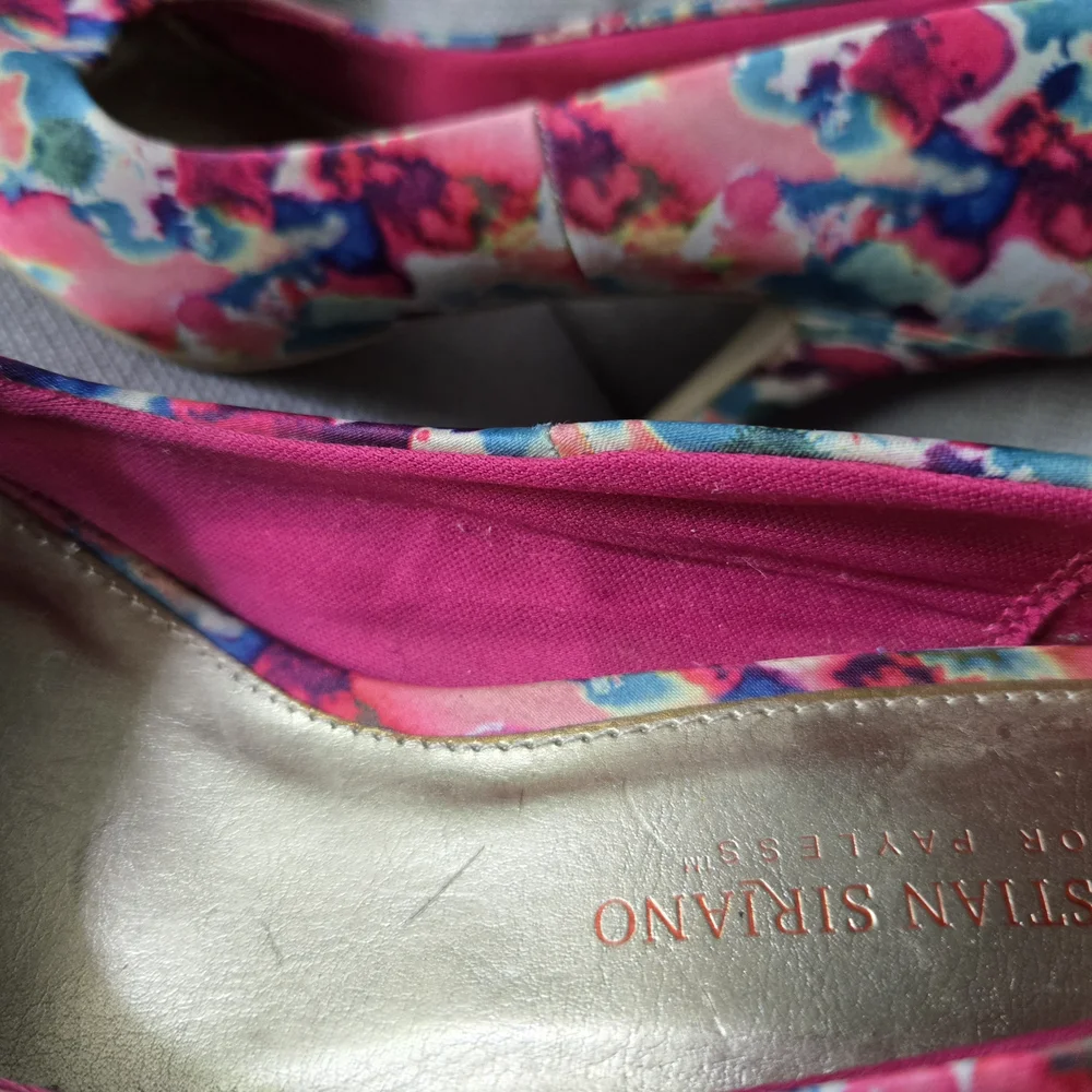 Christian Siriano bright floral